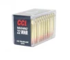 CCI 0023 Maxi-Mag Rimfire 22 WMR 40 gr Total Metal Jacket 50 Per Box 40 Cs