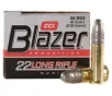 Blazer Ammunition Blazer  22LR  High Velocity  40 Grain  Lead  50 Round Box 21