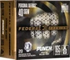 Federal Premium  Punch  40 S W  165 Grain  Jacketed Hollow Point  20 Round Box PD40P1