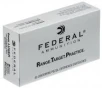 Federal RTP9115 Range   Target 9mm Luger 115 gr Full Metal Jacket 50 Per Box 20 Cs