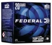 Federal Top Gun Sporting  20 Gauge 2 75    8  7 8 oz  25 Round Box  1 250 FPS TGS2248