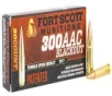 Fort Scott Munitions 300115SCV Tumble Upon Impact  TUI  300 Blackout 115 gr Solid Copper Spun 20 Round Box