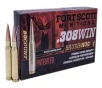 Fort Scott Munitions 308168SCV Tumble Upon Impact  TUI   308 Win 168 gr Solid Copper Spun 20 Round Box