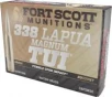 Fort Scott Munitions 338250SBV1 Tumble Upon Impact  TUI  Rifle 338 Lapua Mag 250 gr Solid Copper Spun  SCS  20 Per Box  5 Cs