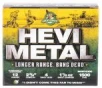 HEVI-Metal HS38704 Hevi-Metal Longer Range 12 Gauge 2 75  1 1 8 oz 1500 fps 4 Shot 25 Round Box