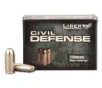 Liberty Ammunition LACD10032 Civil Defense 10mm Auto 60 gr Hollow Point  HP  20 Round Box