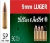 Sellier   Bellot 9MM  124 Grain  Soft Point  50 Round Box SB9S