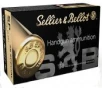 Sellier   Bellot SB38C Handgun Target 38 Special 158 gr Soft Point  SP  50 Per Box  20 Cs