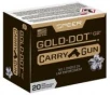 Speer Ammunition Speer Gold Dot  45 ACP  200Gr  Gold Dot Hollow Point  20 Round Box 24258