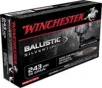 Winchester Ammunition Supreme  243WIN  95 Grain  Supreme Ballistic Silvertip  20 Round Box SBST243A