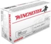 Winchester Ammunition USA  38 Special  130 Grain  Full Metal Jacket  50 Round Box Q4171