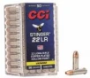 CCI Stinger Varmint 22 Long Rifle Hollow Point 32 GR  50 Box