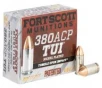 Fort Scott Munitions 380-095-SCV 380 ACP 95 GR TUI - 20rd Box