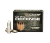 Liberty LACD357030 Civil Defense 357 Magnum 50 GR LF Fragmenting HP 20Bx 50Cs