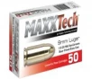 MaxxTech 9mm 115gr Fmj Brass 50rd