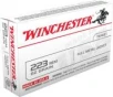 Winchester USA 223 Remington 5 56 NATO FMJ 62 GR 20Box 50Case