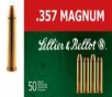 Sellier   Bellot Handgun 357 Magnum 158 Lead Flat Point 50Bx 20Case