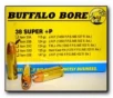 Buffalo Bore Ammunition 38 Super Jacketed