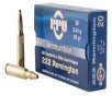 PPU  222 Remington 50gr SP