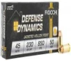 Fiocchi Ammunition Fiocchi Centerfire Pistol  45 ACP  230Gr  Jacketed Hollow Point  50 Round Box 45T500