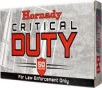 HORNADY CRITICAL DUTY 40 SW 175GR