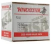 Winchester Ammo WM193150 USA 5 56x45mm NATO 55 gr Full Metal Jacket  FMJ  200 round box