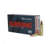 Hornady Subsonic 350 Legend Ammo 250 gr Sub-X 20rd box - Brass Casing