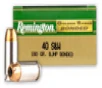 Remington Golden Saber 40 S W 180 GRAIN Bonded Jacket Hollow Point Ammunition