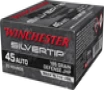 Winchester Silvertip 45 ACP 185 Grain Jacketed Hollow Point