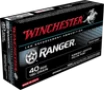 Winchester  40 S W Ammo 180 Grain Ranger Series Jacketed Hollow Point