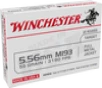 Winchester USA M193 5 56x45mm NATO 55 Grain Full Metal Jacket Lead Core