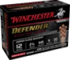 Winchester Defender 12 Gauge 2 75  9 Pellets Copper Plated 00 Buck Shot