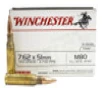 Winchester M80 7 62x51mm NATO 149 Grain Full Metal Jacket Lead Core