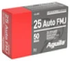 Aguila Target   Range Handgun 25 ACP 50 Grain Full Metal Jacket
