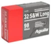 Aguila Target   Range Handgun 32 S W Long 98 Grain Lead Round Nose