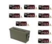 Pick Your 9mm Full Metal Jacket Ammunition 1000 Rounds   Military Ammo Can