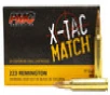 PMC X-Tac Match 223 Remington 77 Grain Open Tip Match