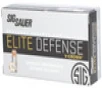 Sig Sauer Elite Performance 9mm Luger 124 Gr V-Crown Jacketed Hollow Point