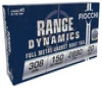 Fiocchi Range Dynamics 308 Win 150 Grain Full Metal Jacket Boat Tail