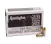 Remington 380 Auto Ammunition Golden Saber GS380BB 102 Grain Jacketed Hollow Point