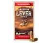 Winchester W44MAL American Lever Range 44 Rem Mag 240 Grain Jacketed Soft Point  JSP  Ammo