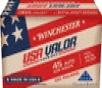 Winchester Ammo USAV45A USA Valor 45 ACP 230 gr Full Metal Jacket  FMJ 