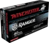 Winchester  40 S W Ammo 180 Grain Ranger Series Jacketed Hollow Point