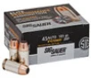 SIG SAUER Elite Performance  45 Auto JHP