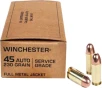 Winchester Service Grade M1911 45 ACP 230 Grain Full Metal Jacket FMJ 