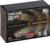 Federal PD380HS1H Premium Personal Defense Low Recoil Hydra-Shok Jacketed Hollow Point 90 Grain  380 ACP Auto 1000 fps