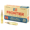 Hornady Frontier Rifle Ammo 223 Rem  55 gr  HP Match 20 rd 