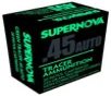 Supernova  45 ACP Auto PMSN45ACG Green Tracer Non Corrosive Full Metal Jacket FMJ 225 Grain