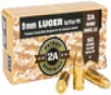 Patriot Sports 9mm Luger Parabellum  Full Metal Jacket 124 Grain 50BX 1000CS