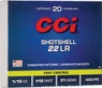CCI Pest Control Shotshell Rimfire Ammo 22 LR 31 gr   12 Shot 20 rd